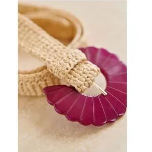 ?|NWT| Sézane Sandy Belt in Natural Raffia- 80cm Sezane | Accessories | Nwt Szane Sandy Belt In Natural  main image 2